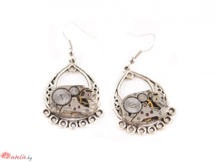 Обици Steampunk 1